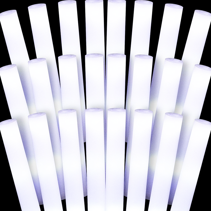 Centerpiece Stick - 30Pcs LED Foam Sticks White Light