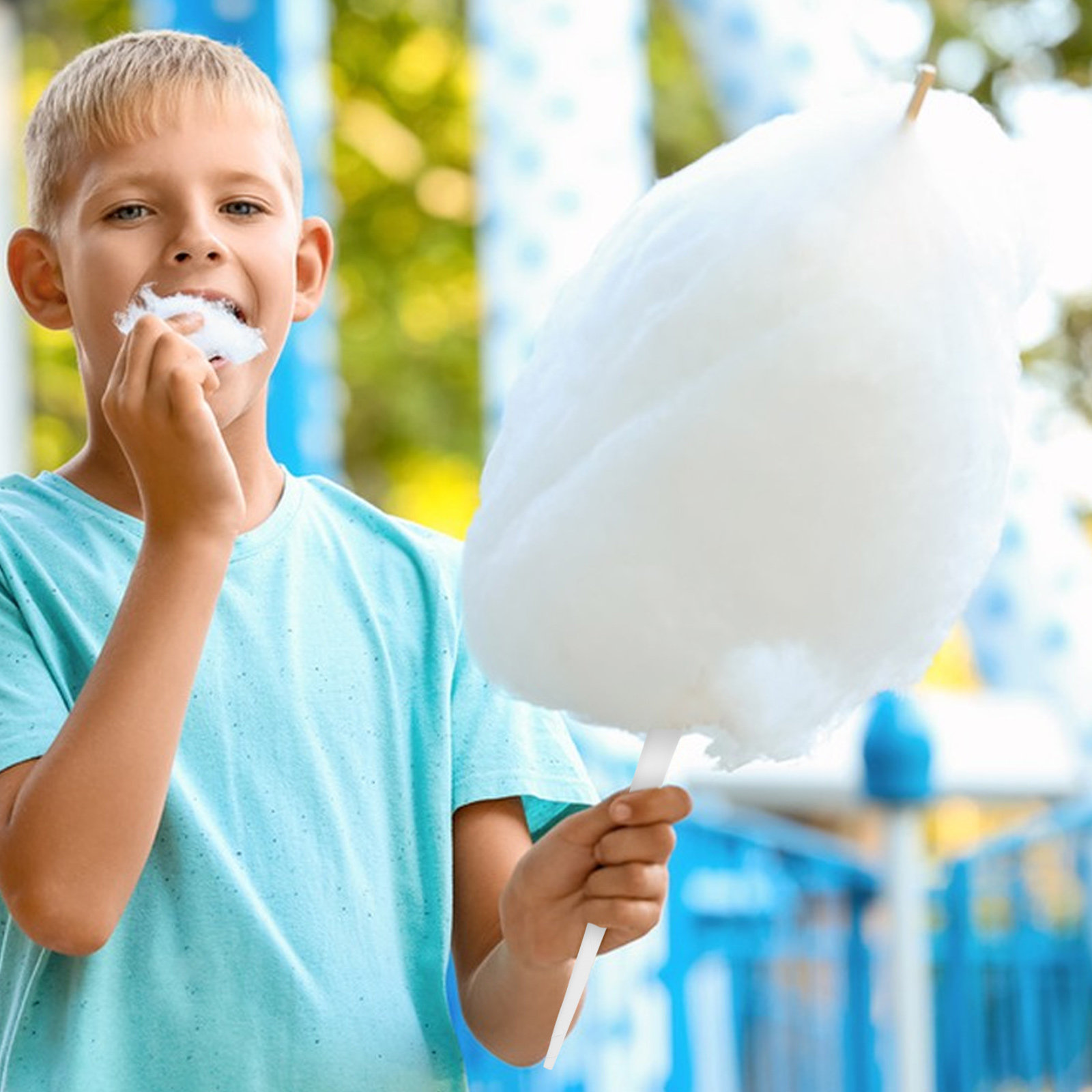 20Pcs Cotton Candy Paper Stick - Cotton Candy Cone บทวิจารณ์และราคา