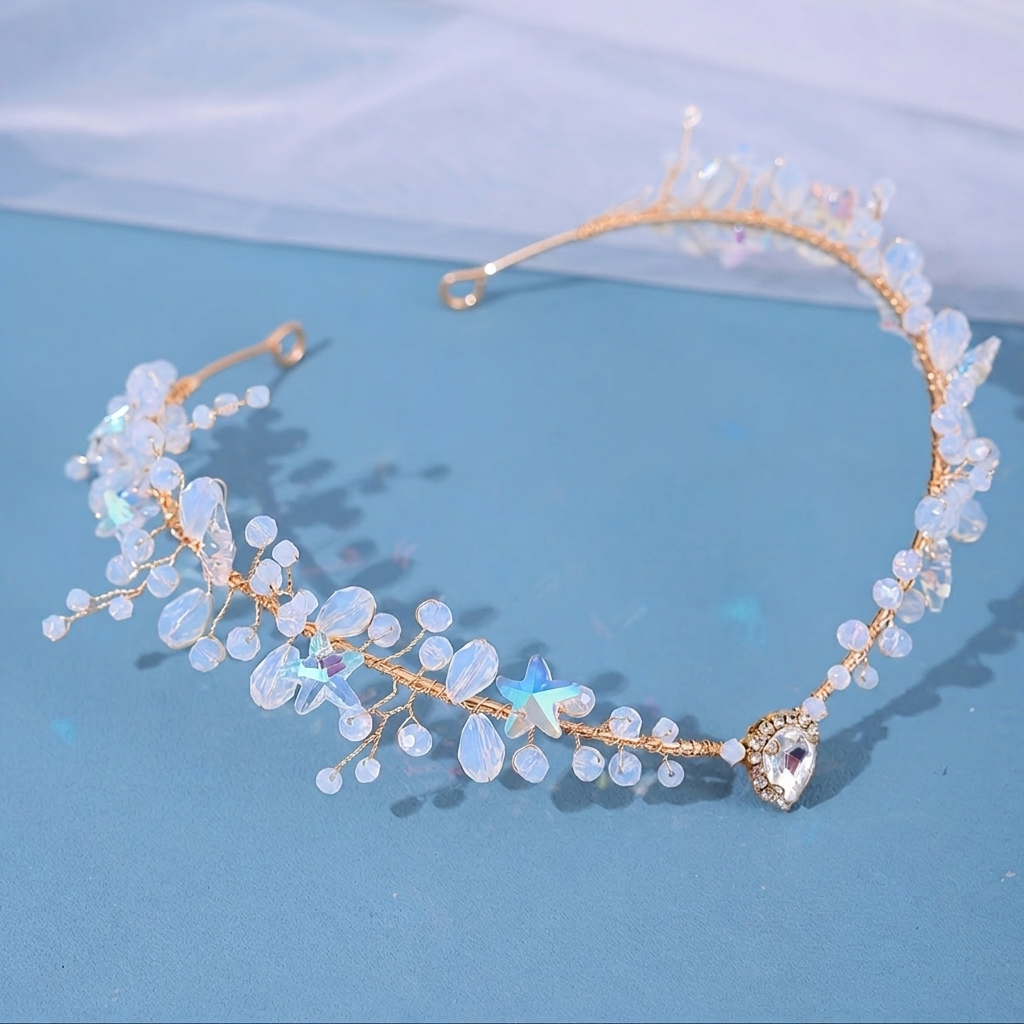 Bridal Hairband Triangular Cry - Event Party บทวิจารณ์และราคา