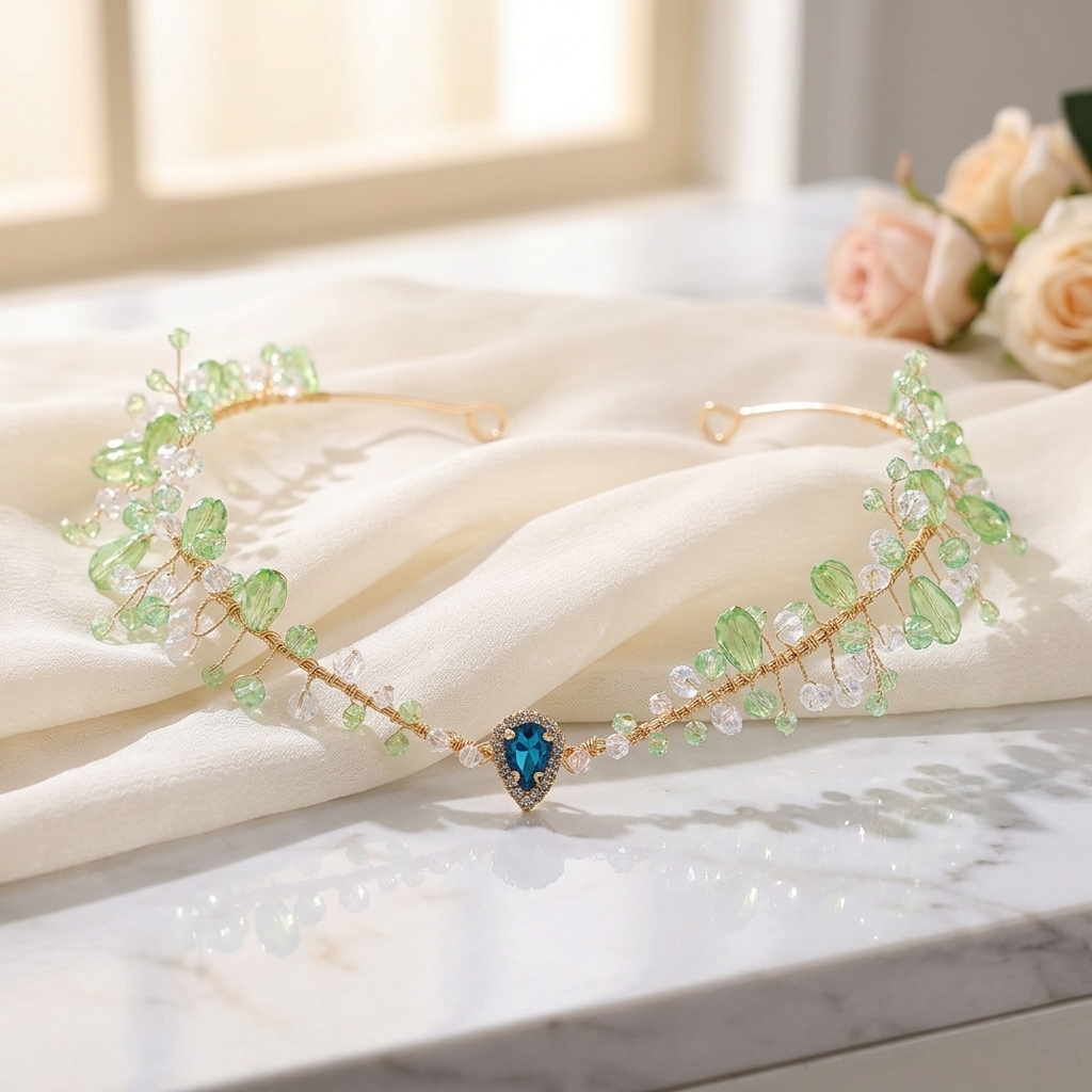 Bridal Hairband Triangular Cry - Event Party บทวิจารณ์และราคา