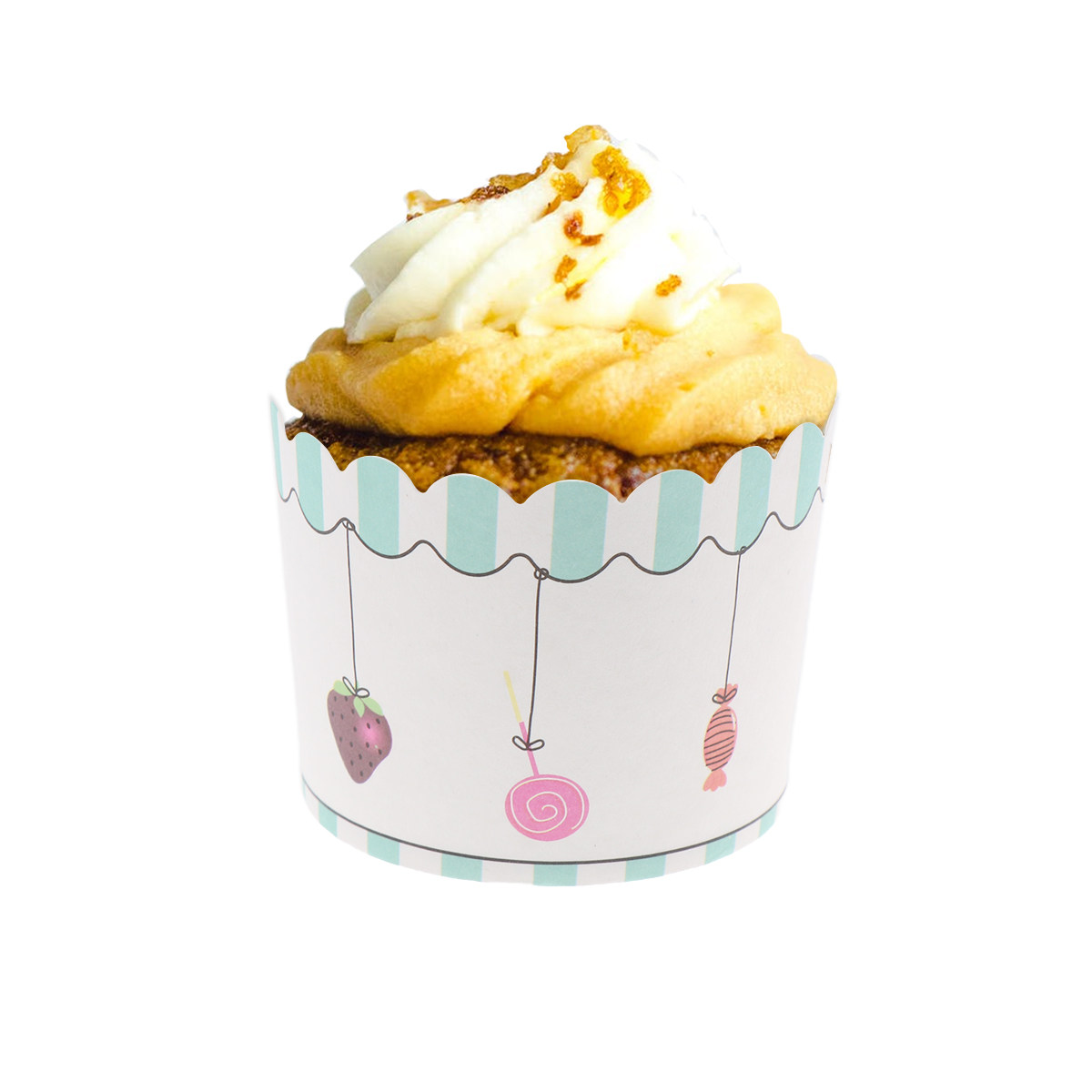 50Pcs Decorative Floral Patter - Plastic Cup 50Pcs บทวิจารณ์และราคา