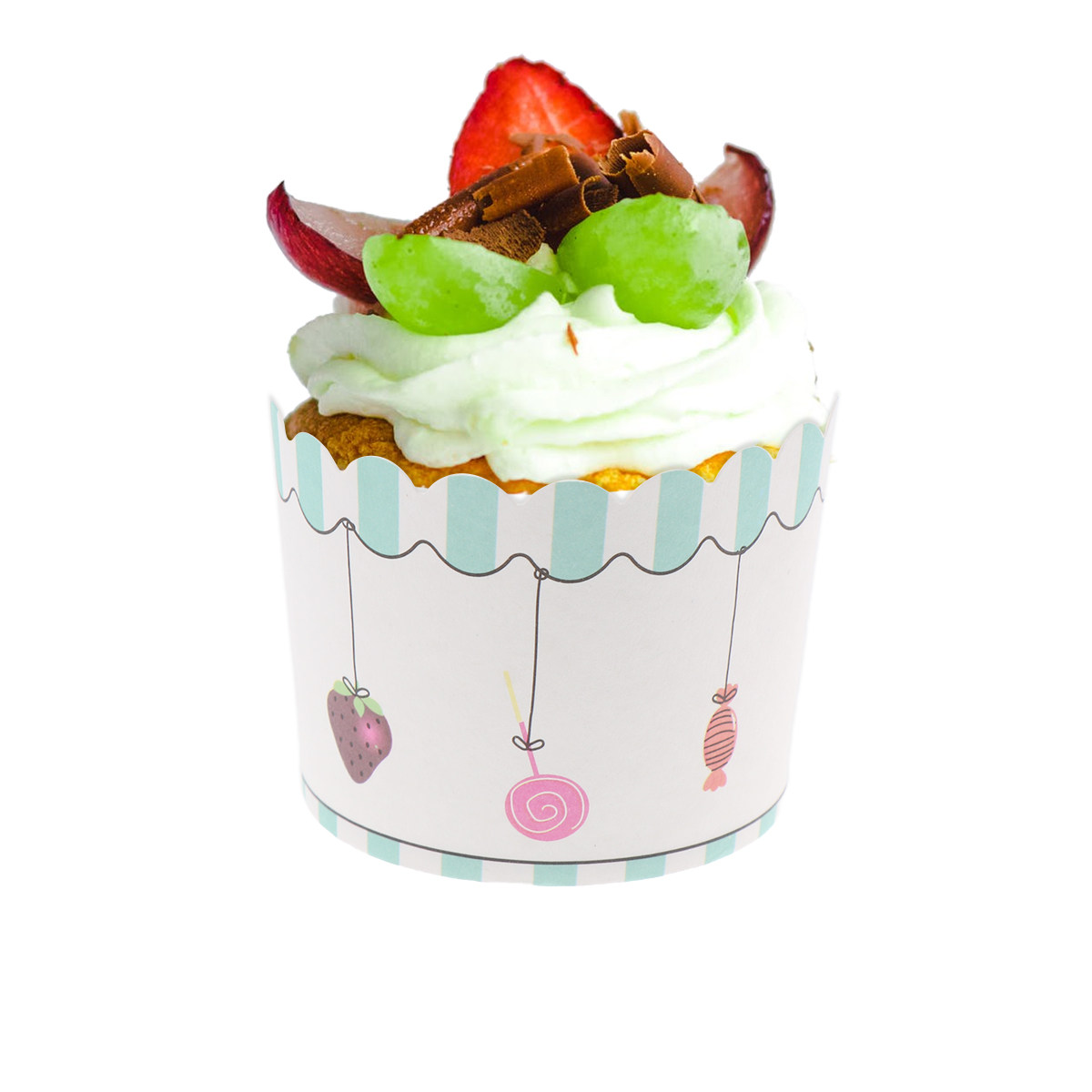 50Pcs Decorative Floral Patter - Plastic Cup 50Pcs บทวิจารณ์และราคา