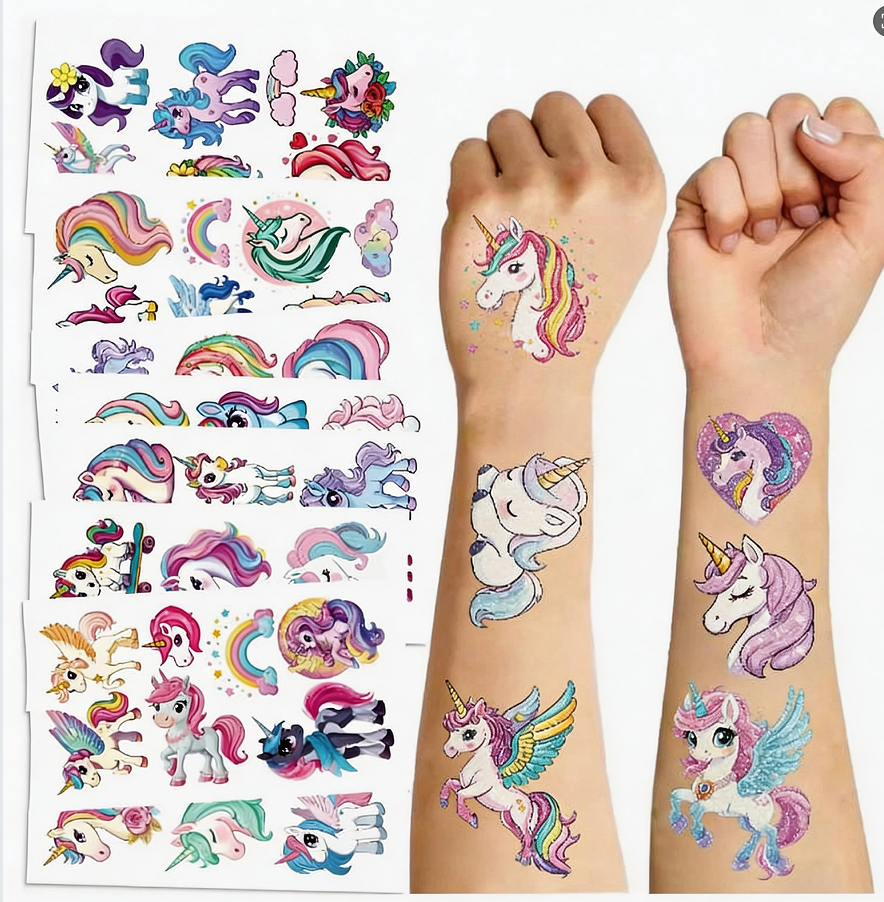 Unicorn Theme Birthday Decorat - Table Cloth Disposable บทวิจารณ์และราคา