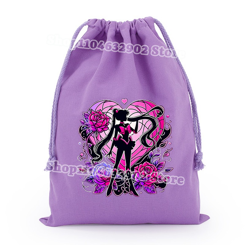 Sailor Moon Small Drawstring P - Party Favor Bag บทวิจารณ์และราคา