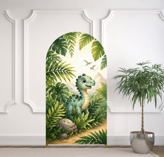 Yeele Dinosaur Themed Arch Cov - Dessert Table Backdrop บทวิจารณ์และราคา