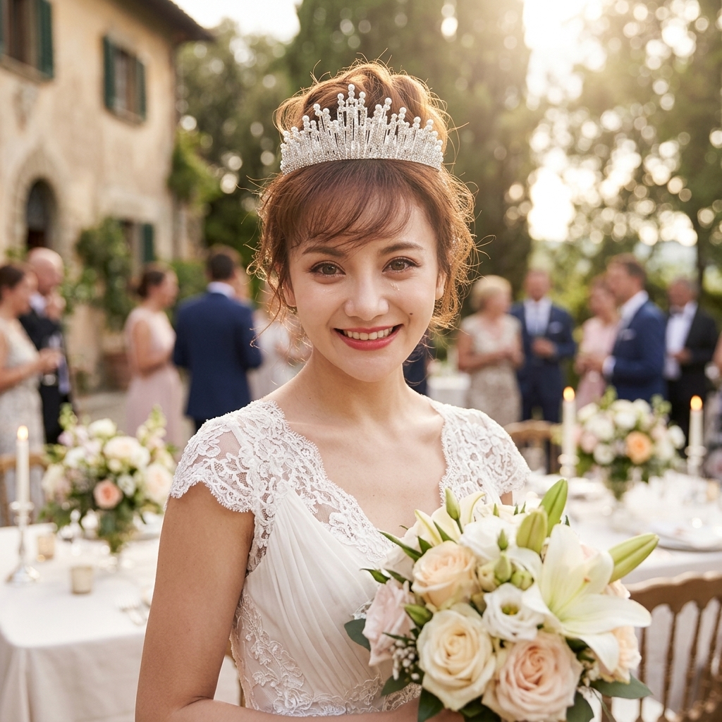Bridal Pearl Crown Headpiece E - Event & Party Supply Photos บทวิจารณ์และราคา