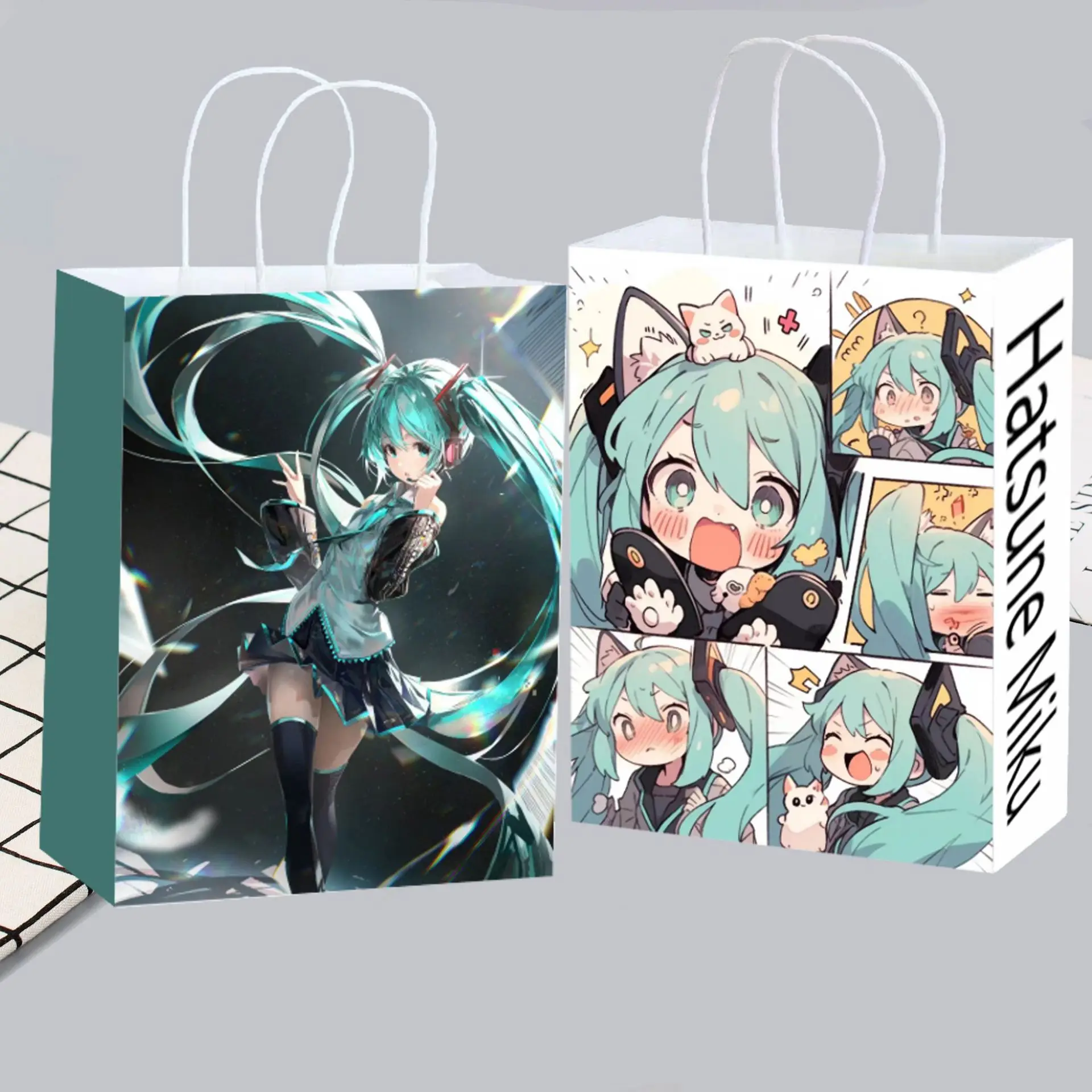 Cute Anime Hatsune Miku Paper  - Party Favor Bag บทวิจารณ์และราคา