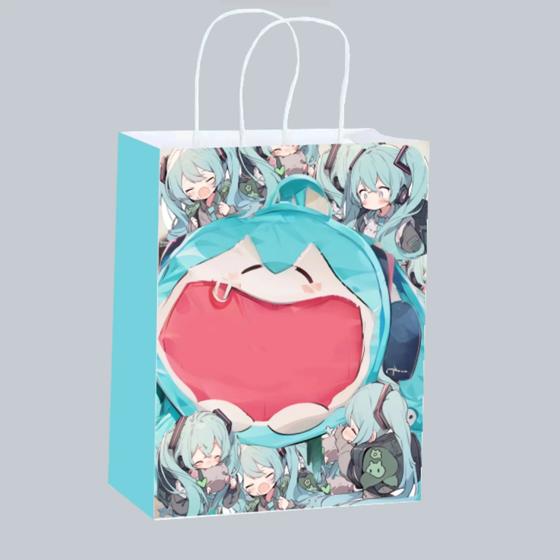 Cute Anime Hatsune Miku Paper  - Party Favor Bag บทวิจารณ์และราคา