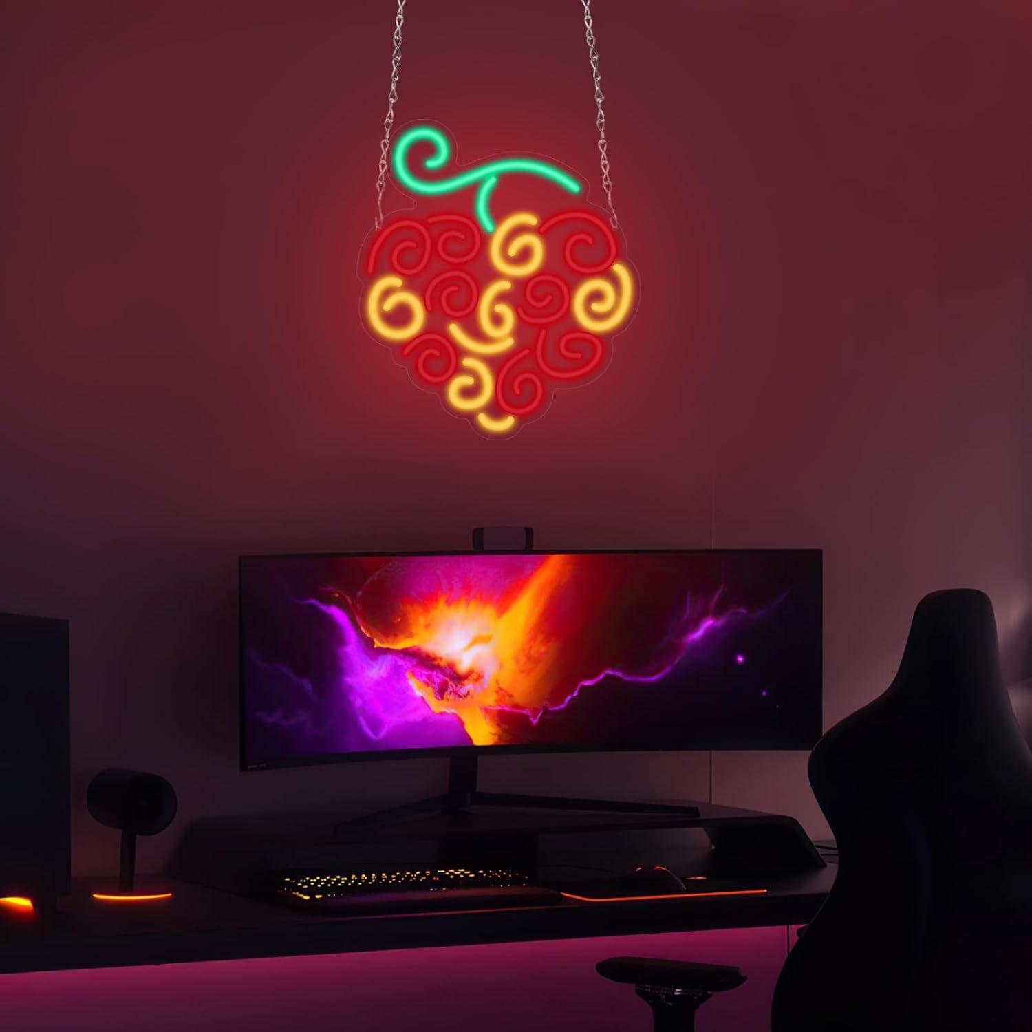 Cyber Fruit Neon Sign USB Dimm - Neon Sign Party บทวิจารณ์และราคา