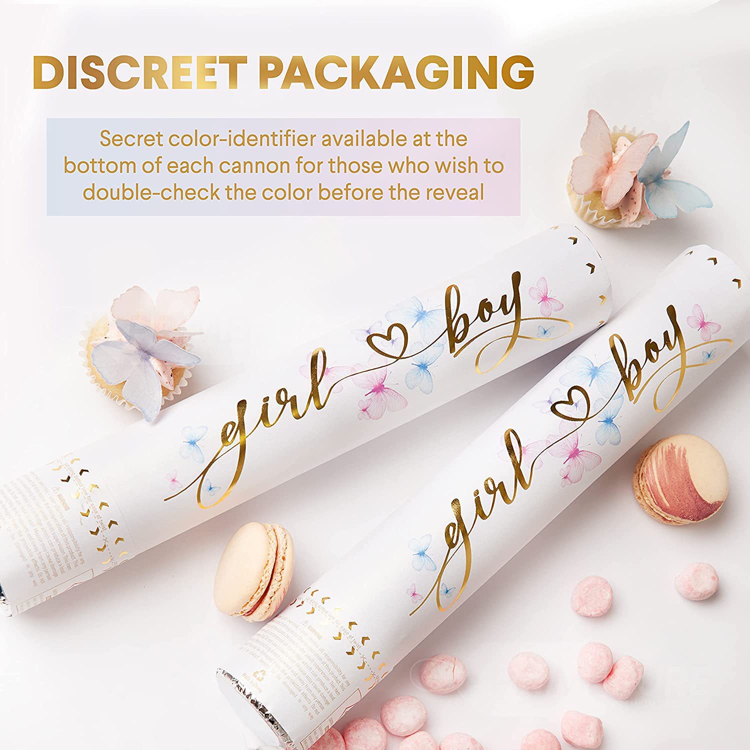 Gender reveal party confetti c - Confetti Cannon Tube บทวิจารณ์และราคา