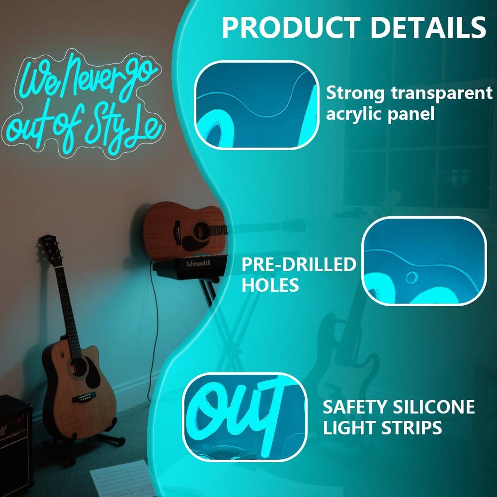 We Never Go Out Of Style Neon  - Neon Sign Party บทวิจารณ์และราคา