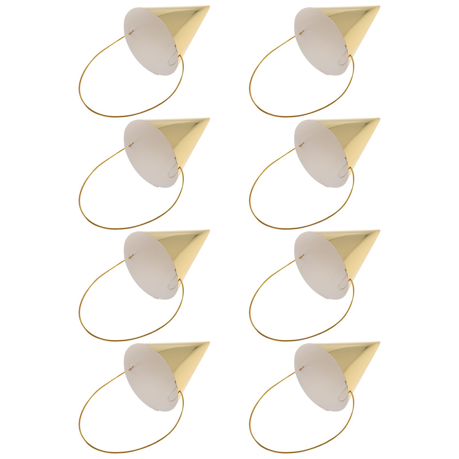 8pcs Adorable Children Birthda - Party Hat Cone บทวิจารณ์และราคา