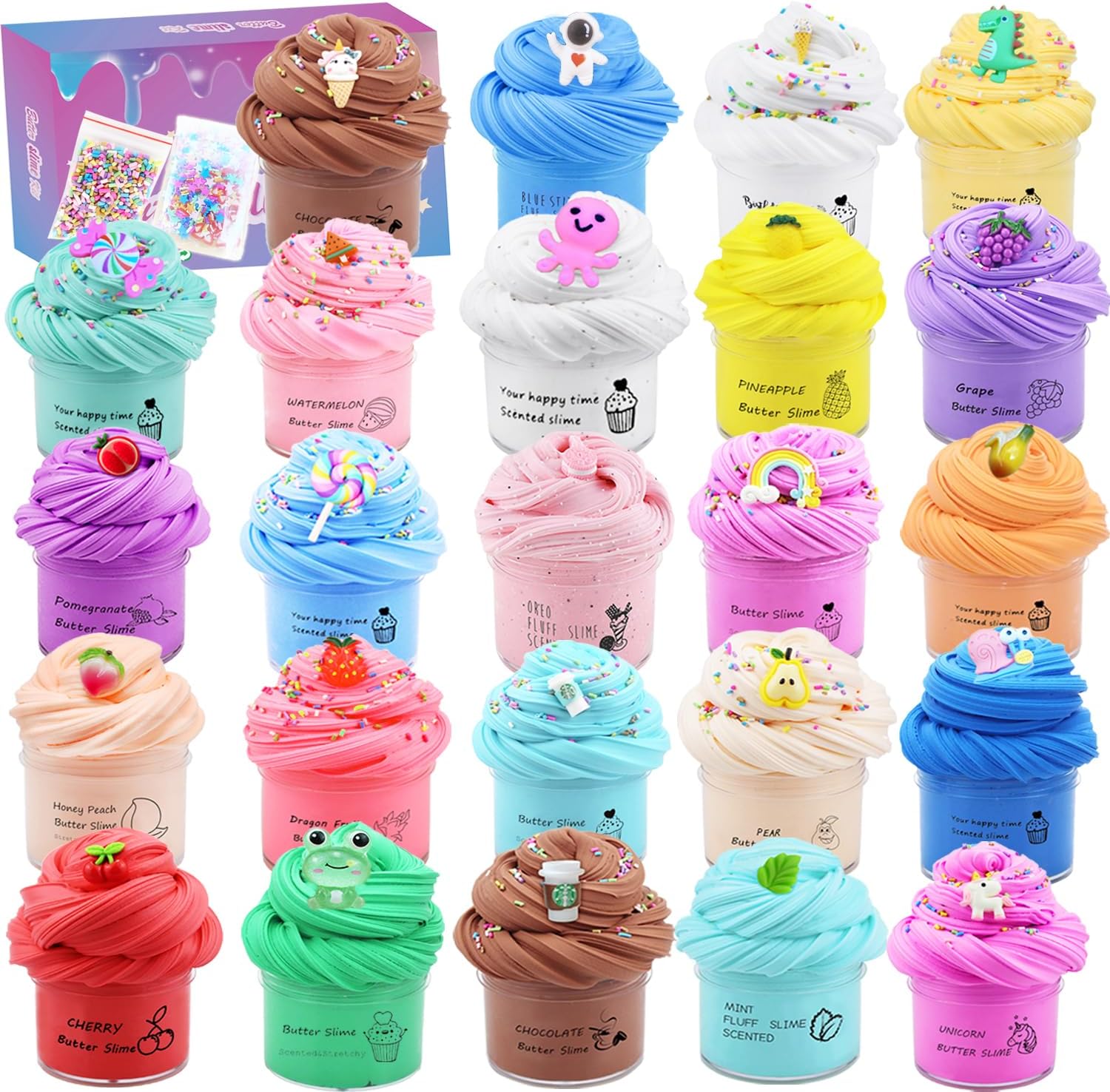24 Pack Butter Slime Kit, Part - Party Favor Bag บทวิจารณ์และราคา