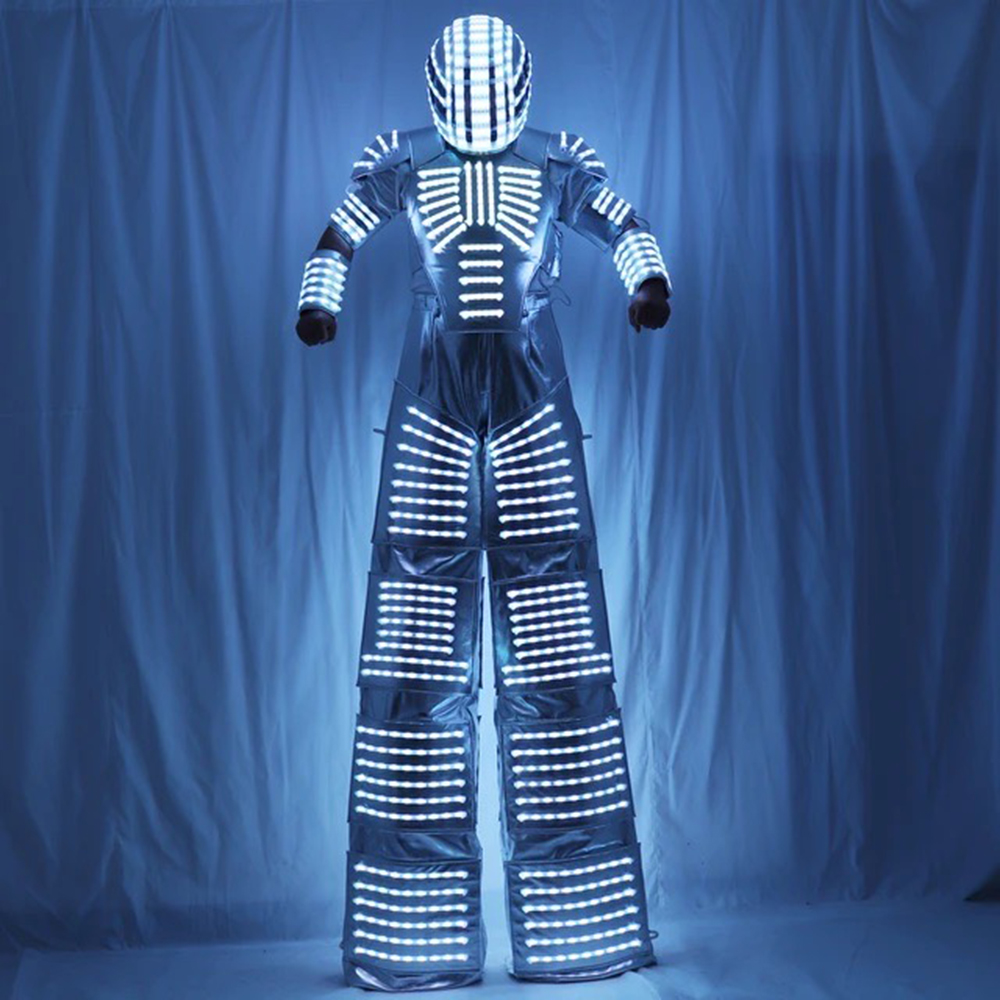 Adult LED Robot Costume Lumino - Event Party Dj บทวิจารณ์และราคา