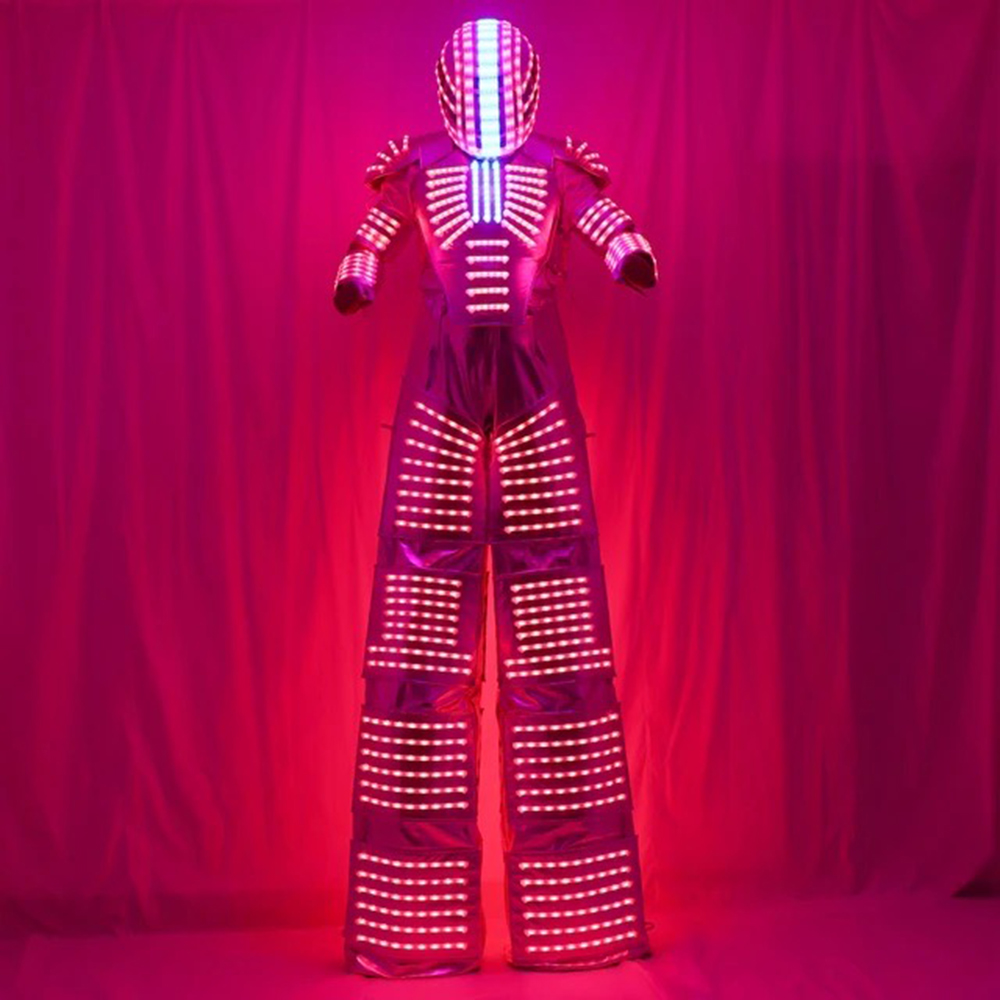 Adult LED Robot Costume Lumino - Event Party Dj บทวิจารณ์และราคา