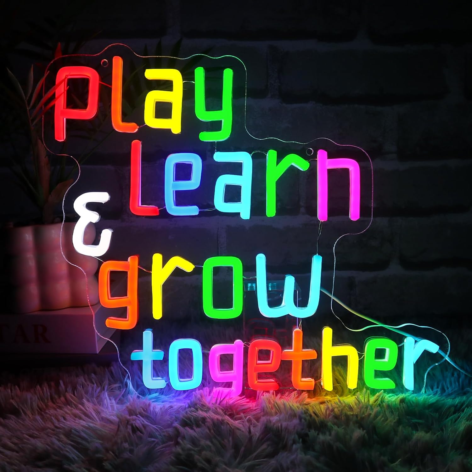 Play Learn Grow Together Neon  - Neon Sign Party บทวิจารณ์และราคา