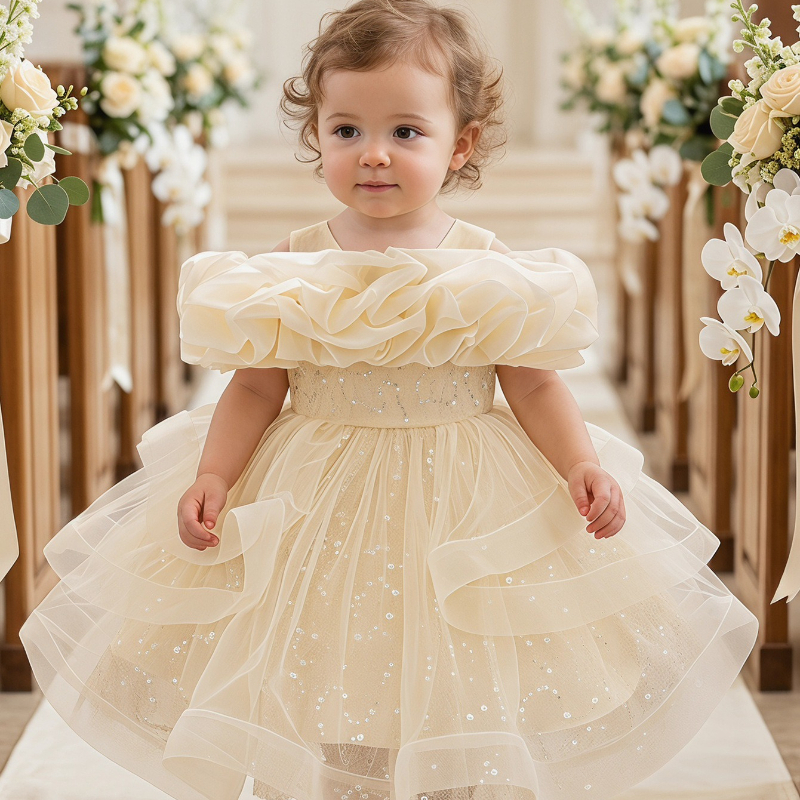 2026 Children Girls Tulle Bead - Glitter Tablecloth บทวิจารณ์และราคา