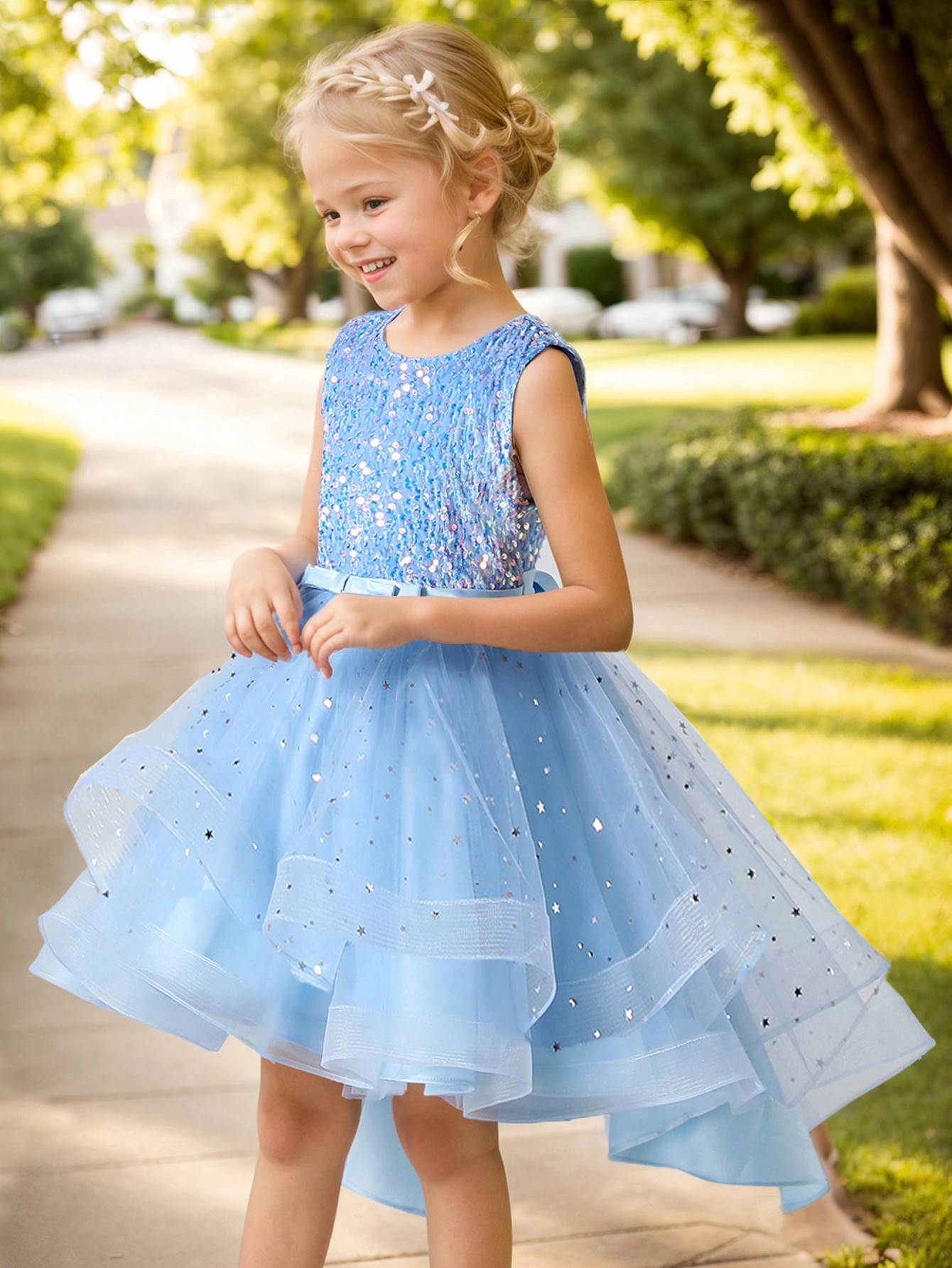 Baby Girl Princess Floral Sequ - Glitter Tablecloth บทวิจารณ์และราคา