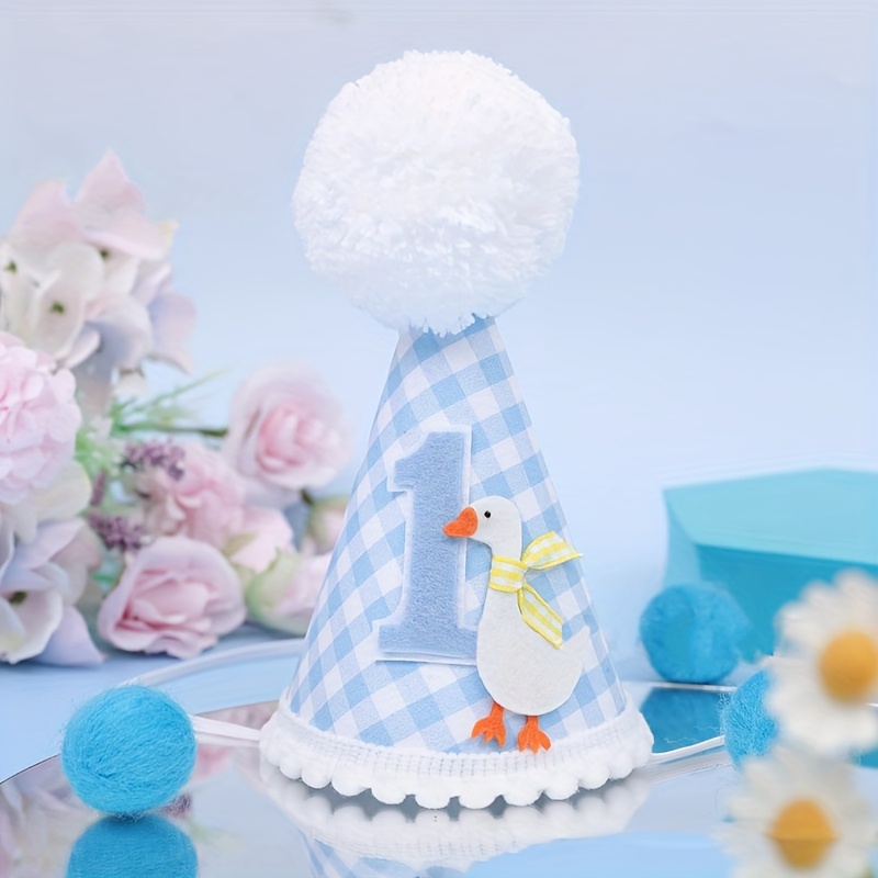 1pc Adorable Goose Birthday Ha - Party Hat Cone บทวิจารณ์และราคา