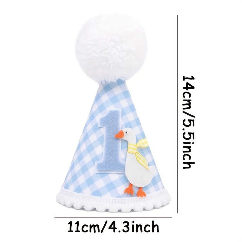 1pc Adorable Goose Birthday Ha - Party Hat Cone บทวิจารณ์และราคา