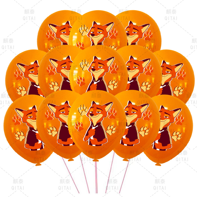 New Zootopia Balloons Wild Ani - Event Supplies บทวิจารณ์และราคา
