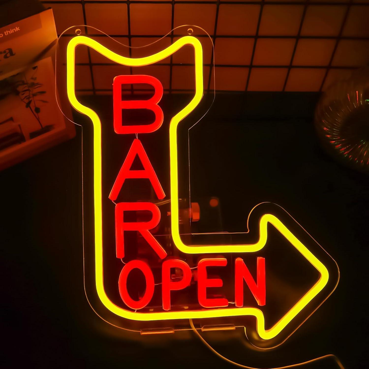 Bar Open Neon Sign Open USB Di - Neon Sign Party บทวิจารณ์และราคา