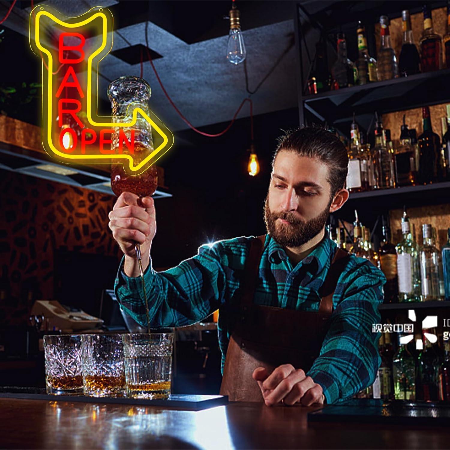 Bar Open Neon Sign Open USB Di - Neon Sign Party บทวิจารณ์และราคา