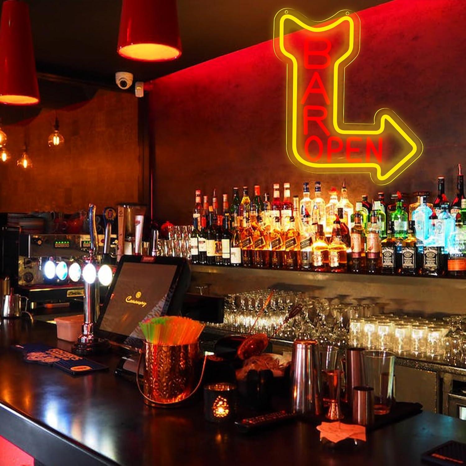 Bar Open Neon Sign Open USB Di - Neon Sign Party บทวิจารณ์และราคา