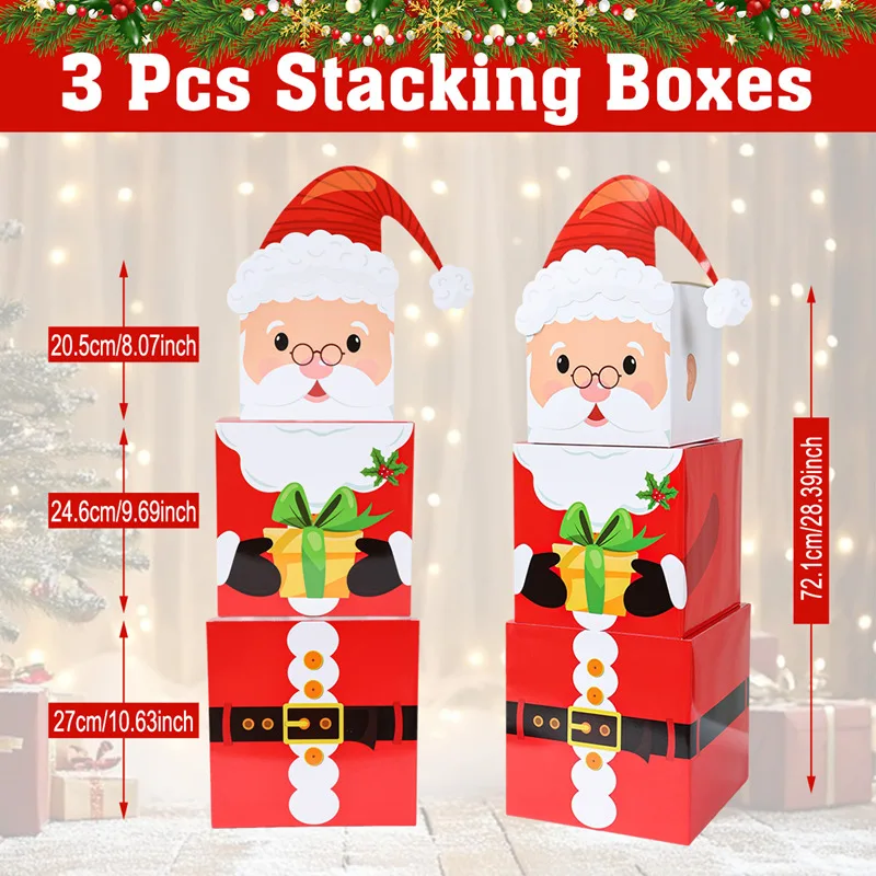 3pcs Christmas Snowman Stackin - Eve Party บทวิจารณ์และราคา