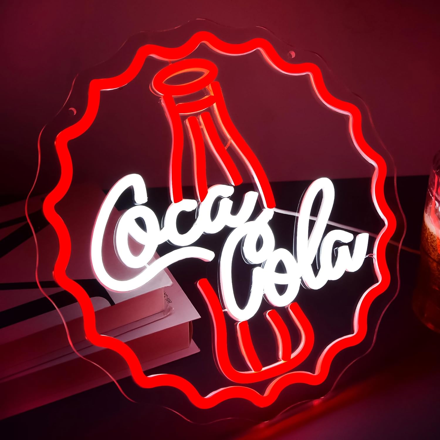 Cola Neon Sign Art Wall Light  - Neon Sign Party บทวิจารณ์และราคา