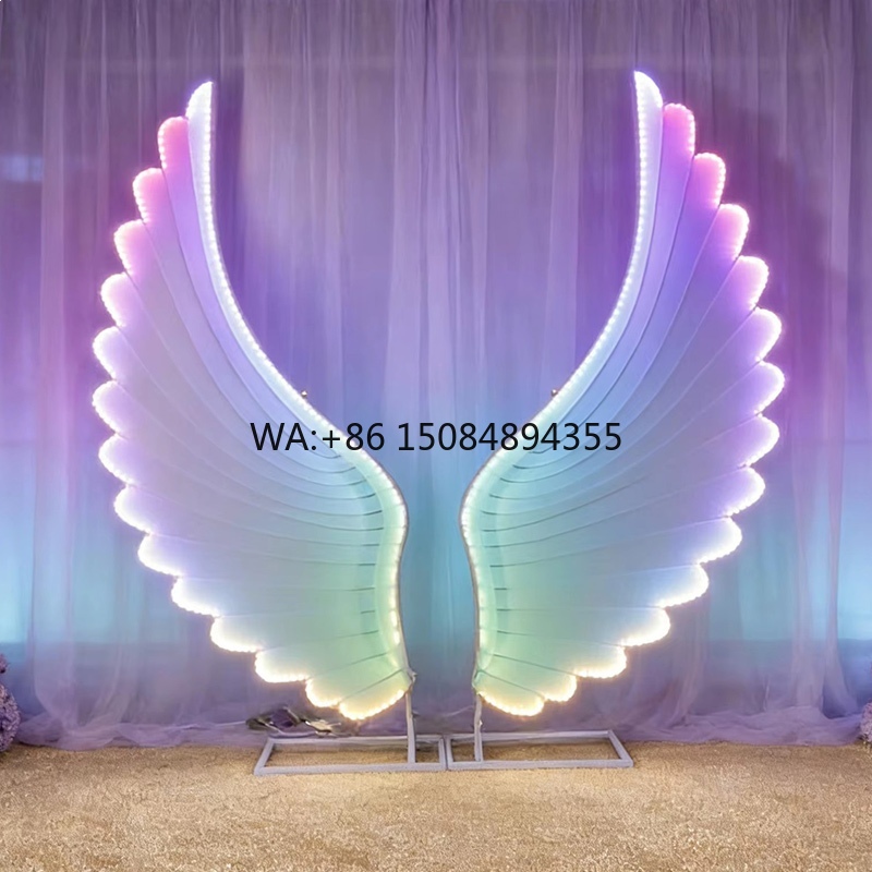 Glowing Angel Wings Light Prop - Event & Party Supply Photos บทวิจารณ์และราคา
