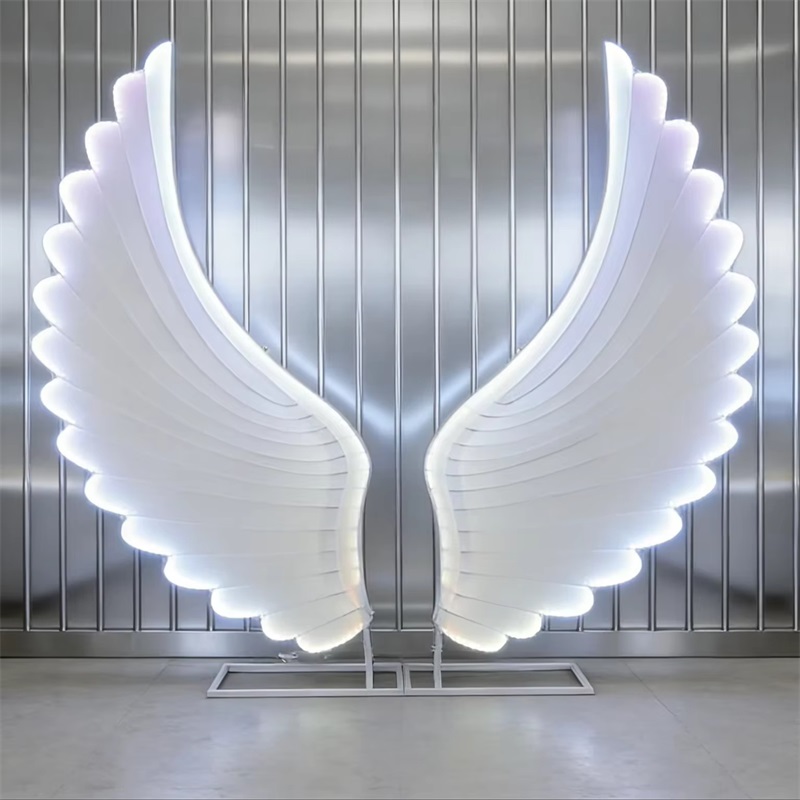 Glowing Angel Wings Light Prop - Event & Party Supply Photos บทวิจารณ์และราคา