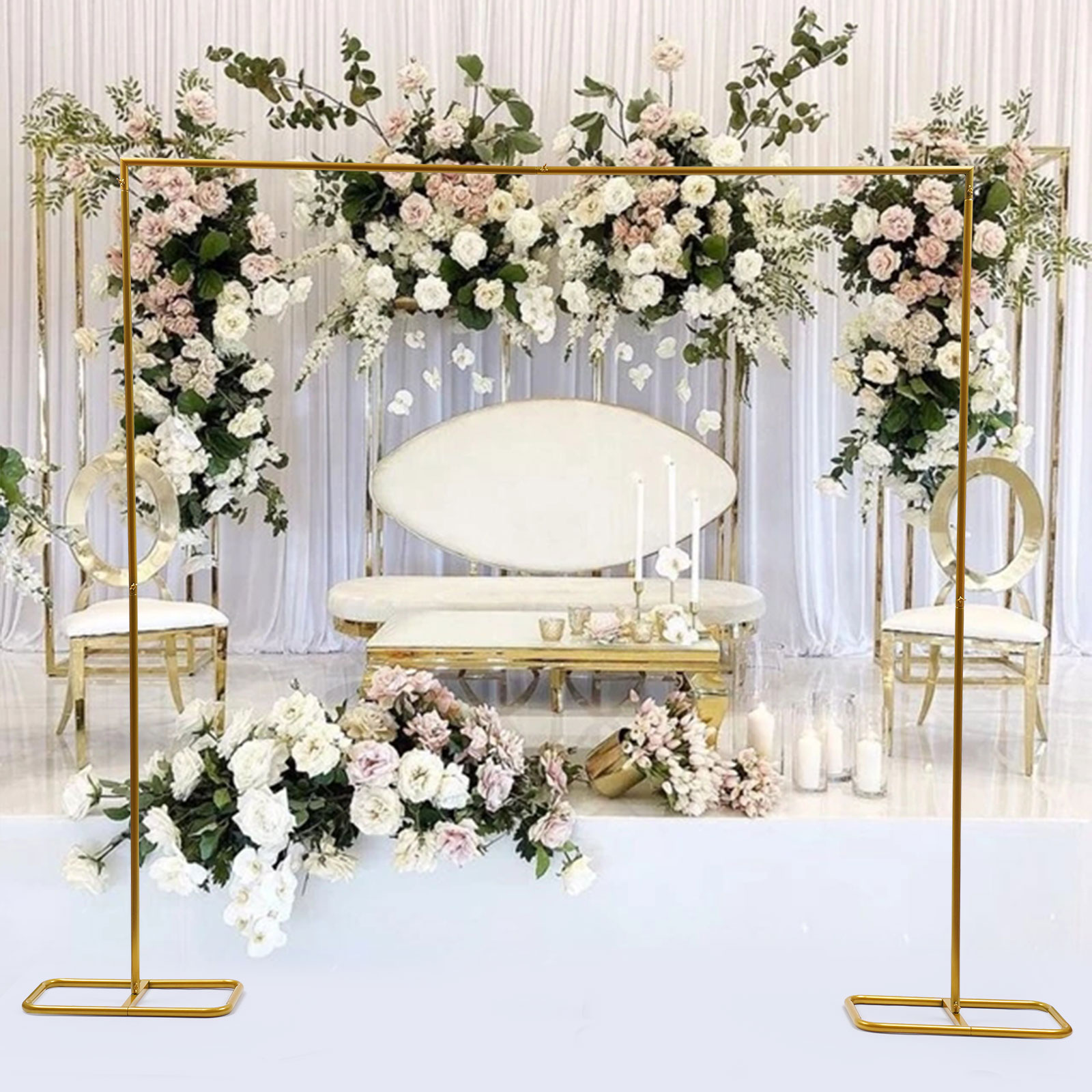2.1x2m / 79x83inch Gold Weddin - Balloon Arch Kit บทวิจารณ์และราคา