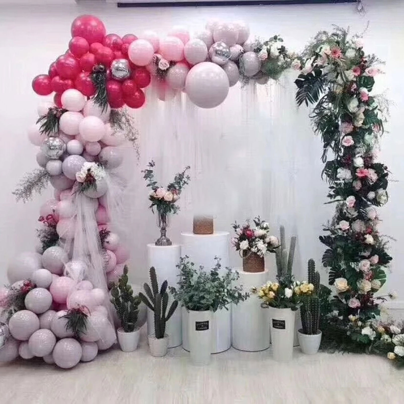 2.1x2m / 79x83inch Gold Weddin - Balloon Arch Kit บทวิจารณ์และราคา
