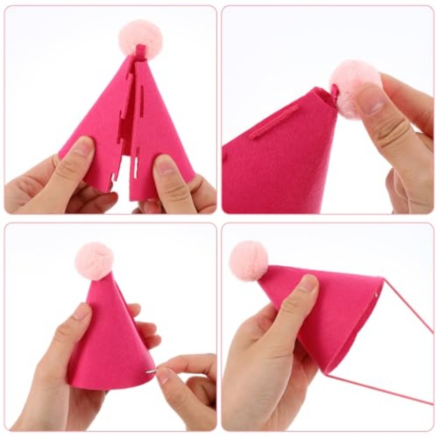 6 Pcs Mini Party Hats for Stuf - Party Hat Cone บทวิจารณ์และราคา