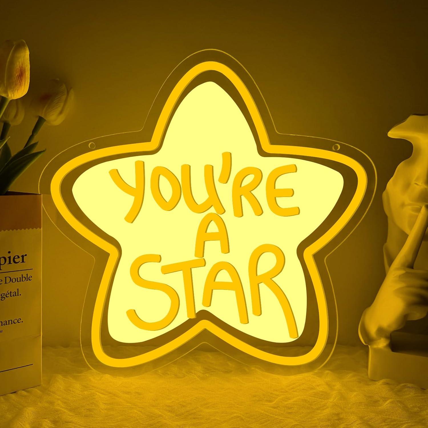 You're A Star Neon Sign USB Di - Neon Sign Party บทวิจารณ์และราคา