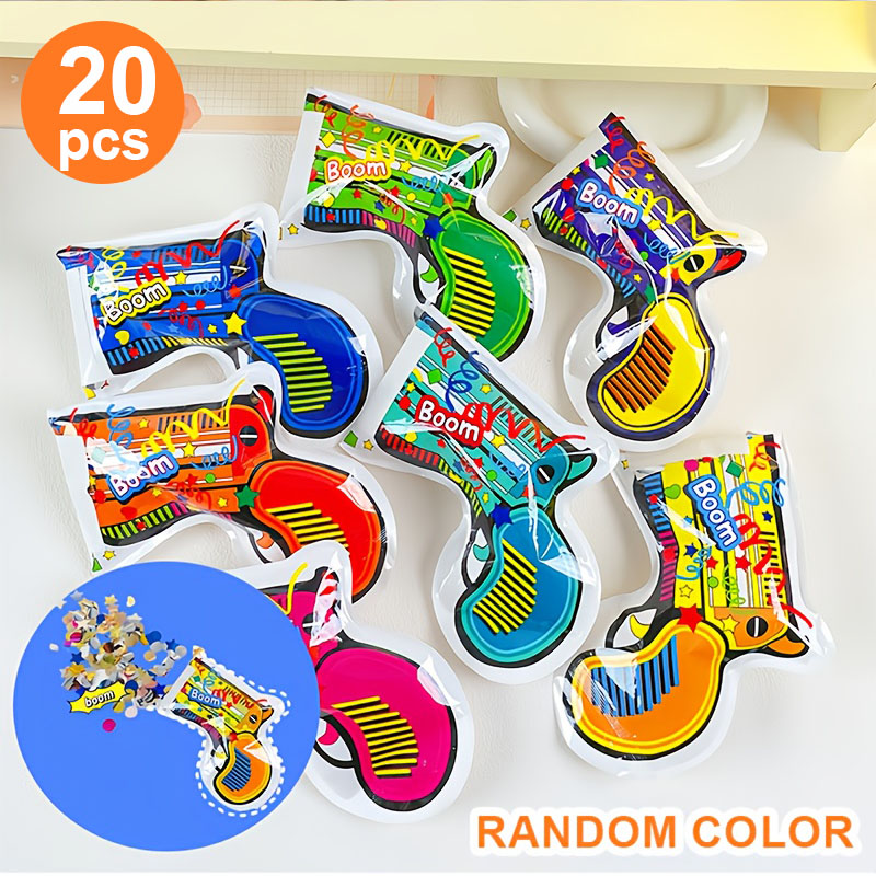 20 Colorful Confetti Poppers,  - Confetti Cannon Tube บทวิจารณ์และราคา