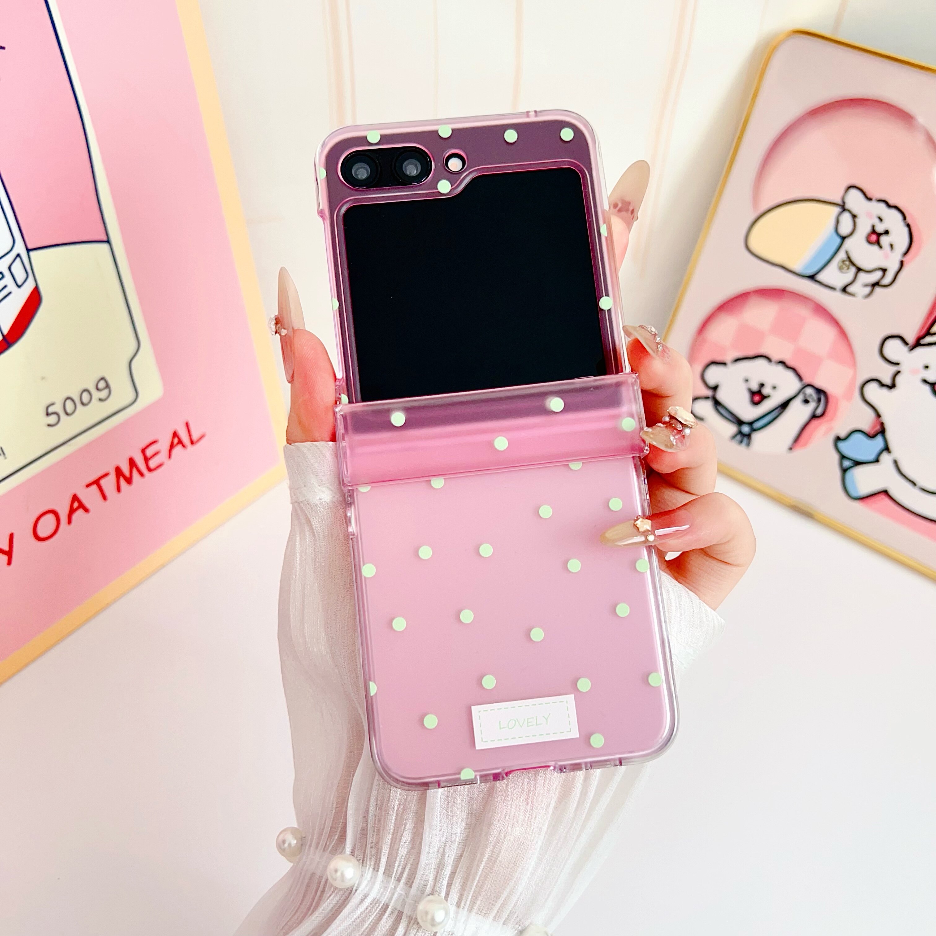 Pink blue polka dot birthday g - Event Z บทวิจารณ์และราคา