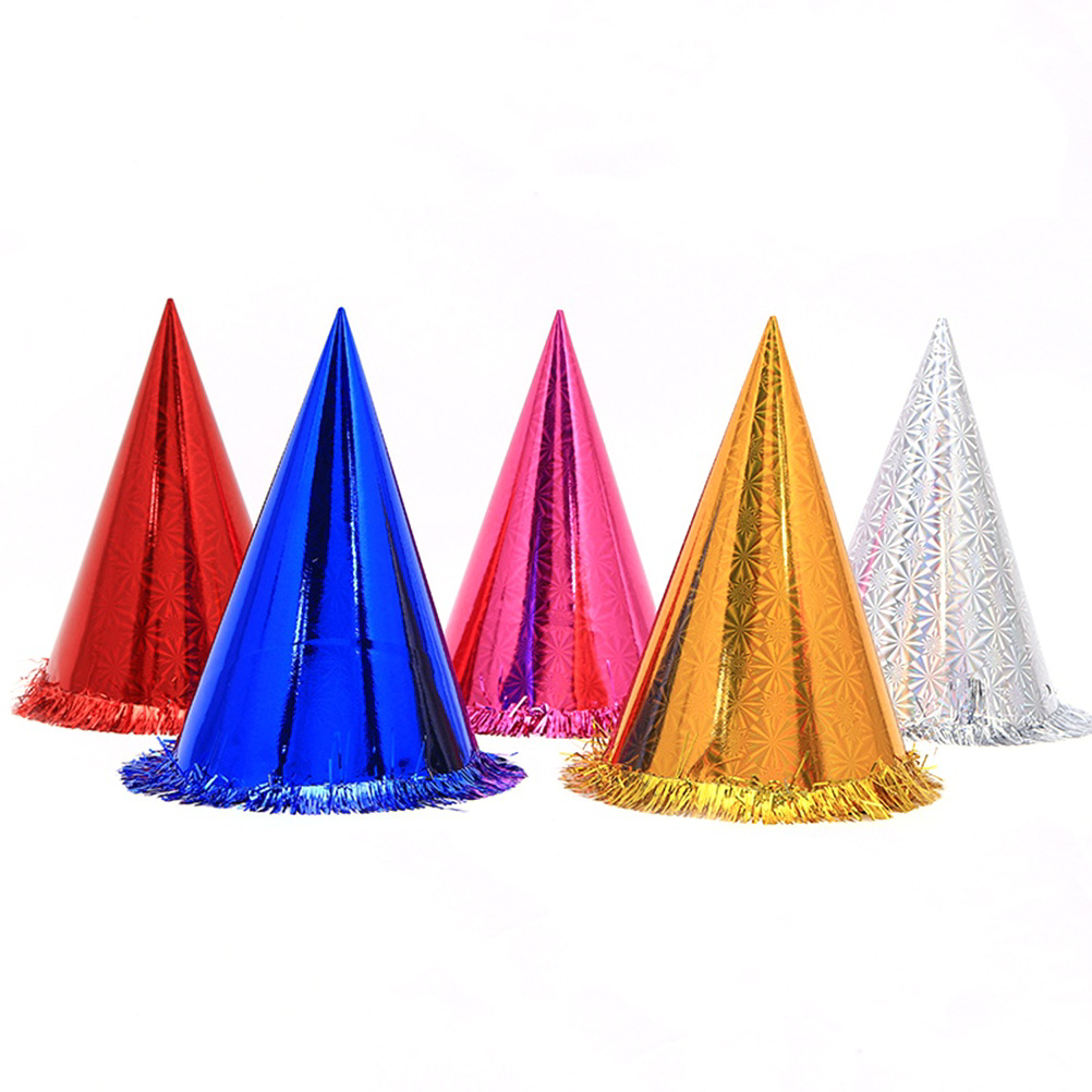 18pcs Birthday Party Cone Hats - Party Hat Cone บทวิจารณ์และราคา