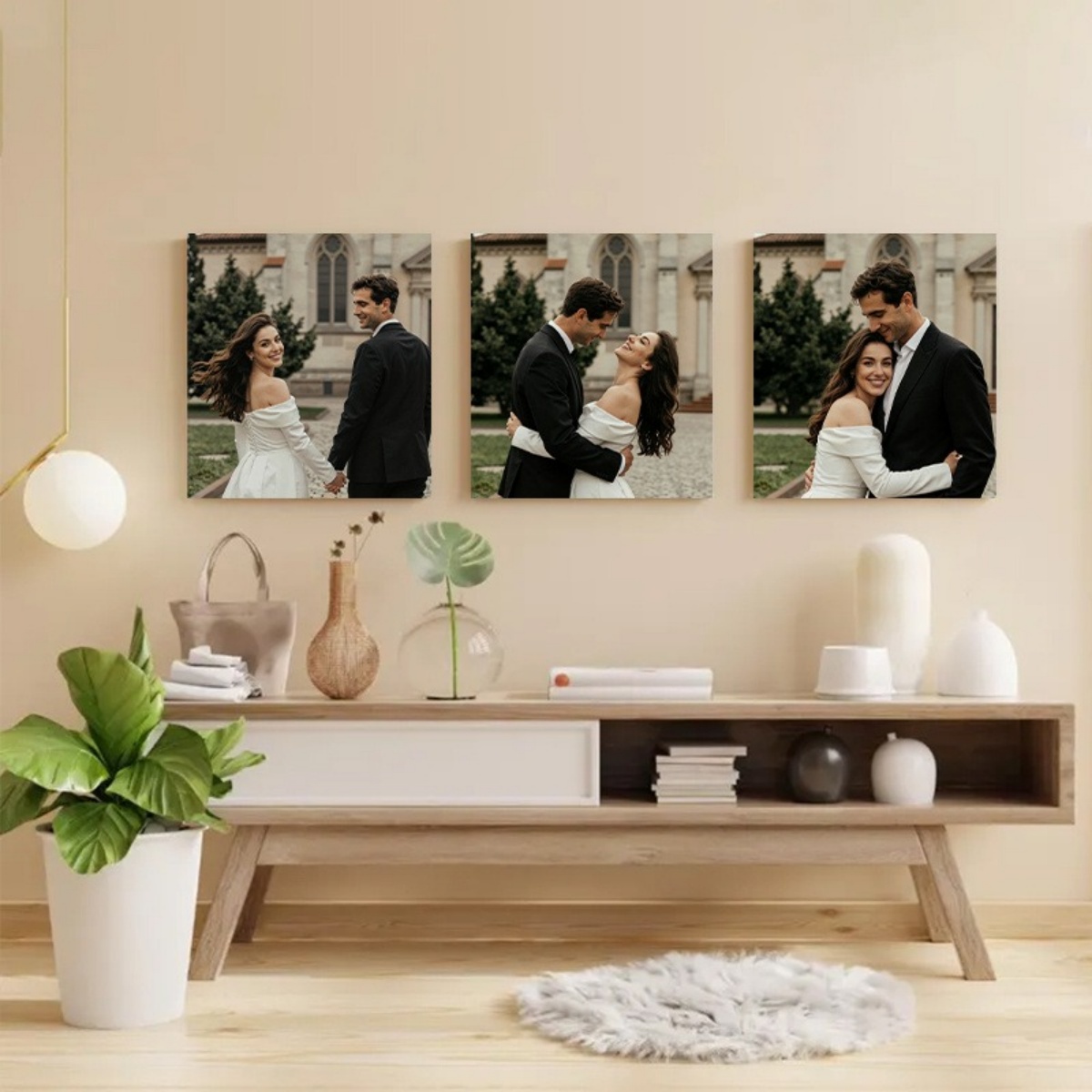 Set of 3 Custom Photo Canvas P - Eve Party บทวิจารณ์และราคา