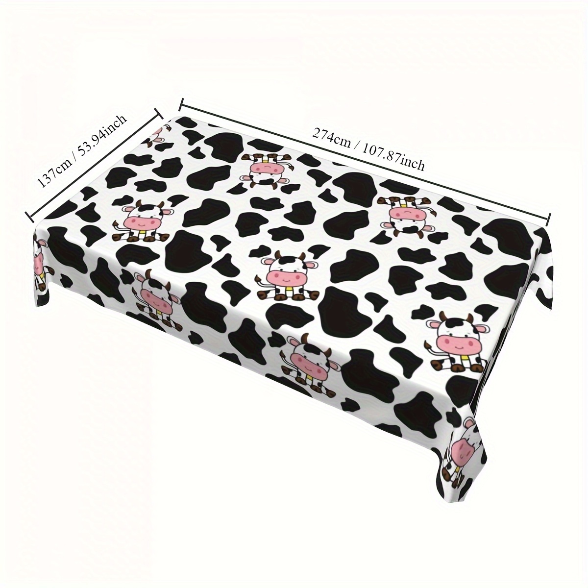 1pc Cow Farm Animal Theme Picn - Table Cloth Disposable บทวิจารณ์และราคา