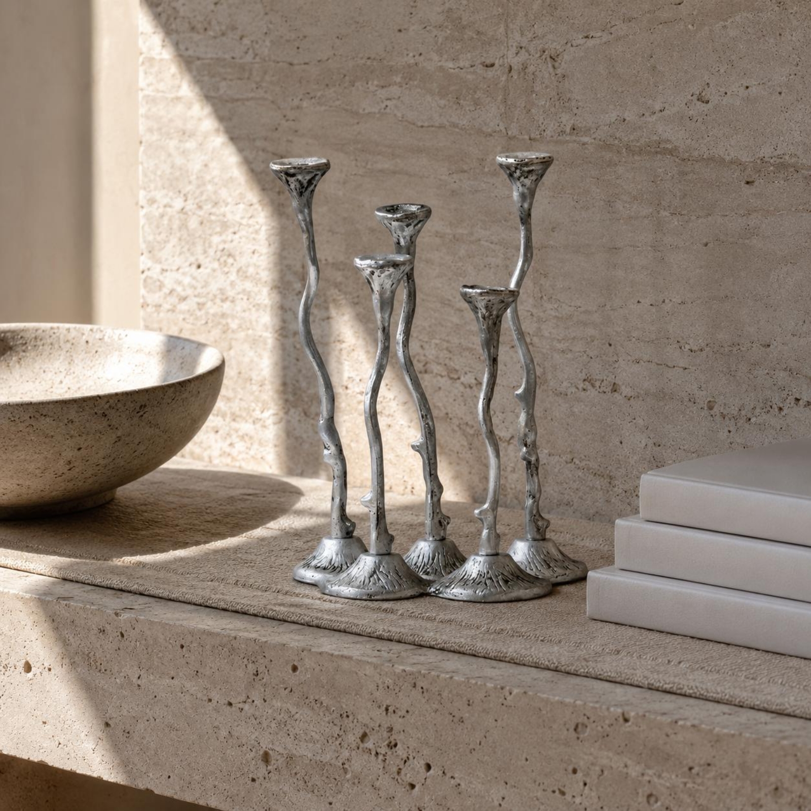 Cast Aluminum Candle Holder De - Centerpiece Stick บทวิจารณ์และราคา