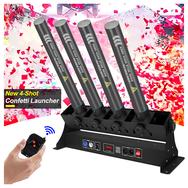 SHTX 4-Tube Confetti Launcher, - Confetti Cannon Tube บทวิจารณ์และราคา
