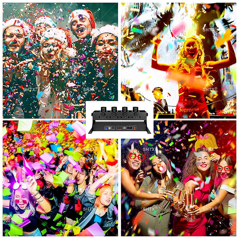 SHTX 4-Tube Confetti Launcher, - Confetti Cannon Tube บทวิจารณ์และราคา
