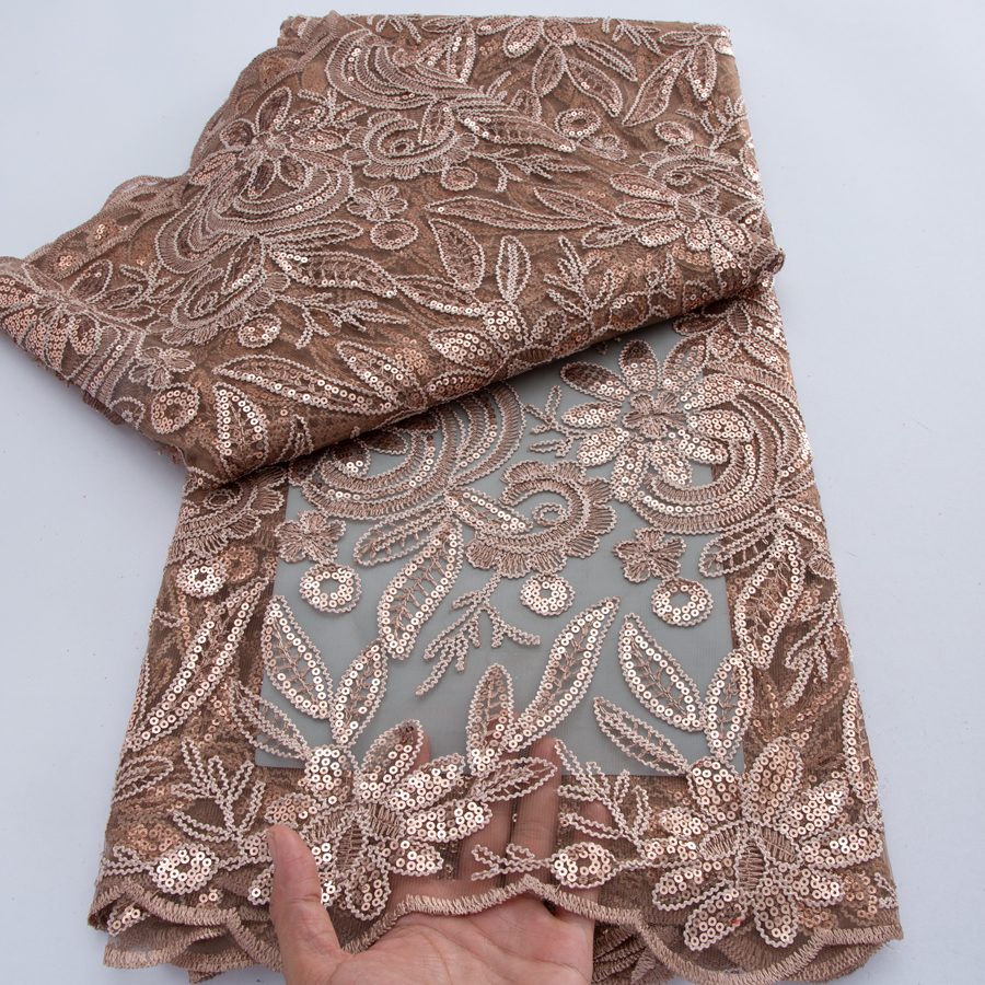 Luxury African Nigerian Tulle  - Glitter Tablecloth บทวิจารณ์และราคา
