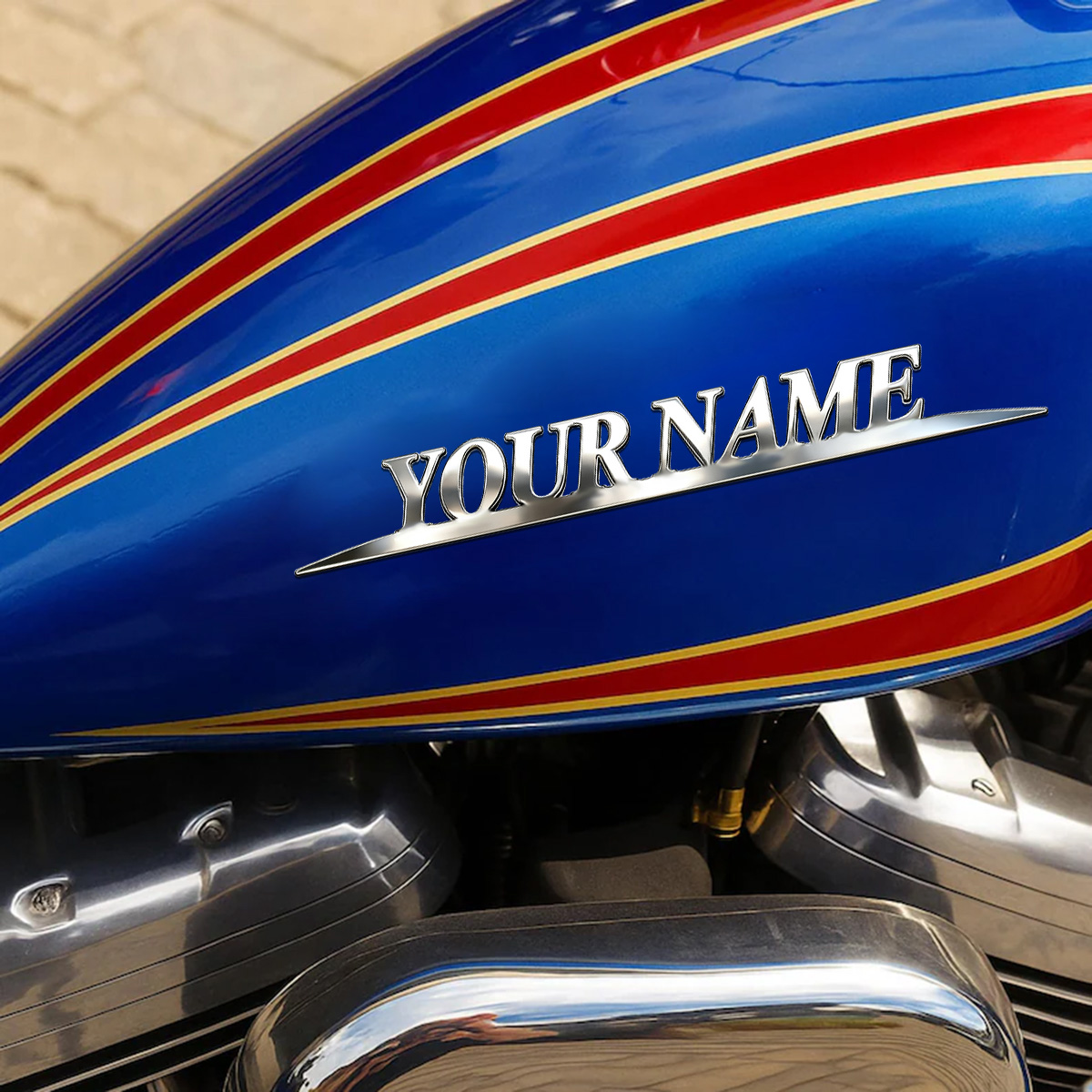 Metal Trendy YOUR NAME Sticker - Event Suppliers บทวิจารณ์และราคา