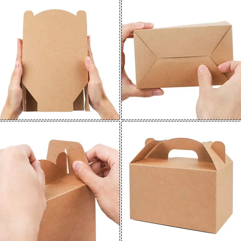 10-30pcs Gift Boxes with Handl - Event Party Box บทวิจารณ์และราคา