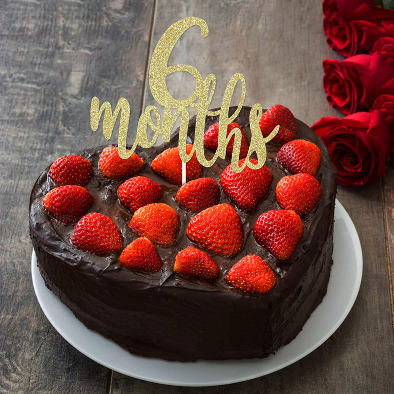 6 month Banner Happy Half Bann - Party Banner Gold บทวิจารณ์และราคา