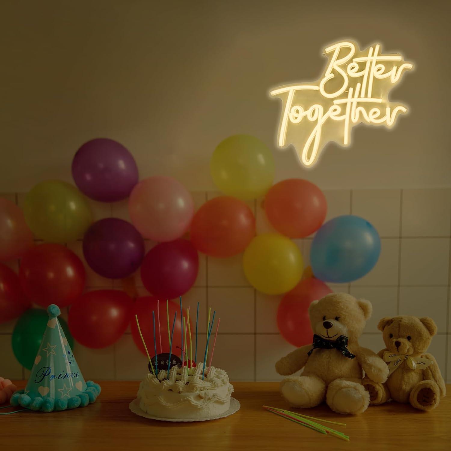 Better Together Neon Sign USB  - Neon Sign Party บทวิจารณ์และราคา