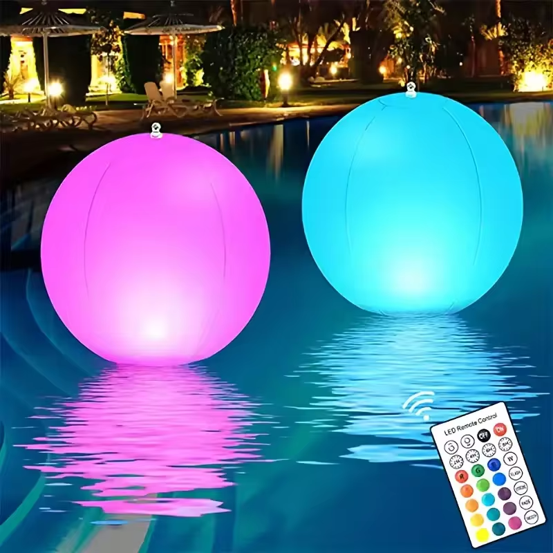 1-4PCS Floating Pool Lights wi - Led Balloon Light บทวิจารณ์และราคา